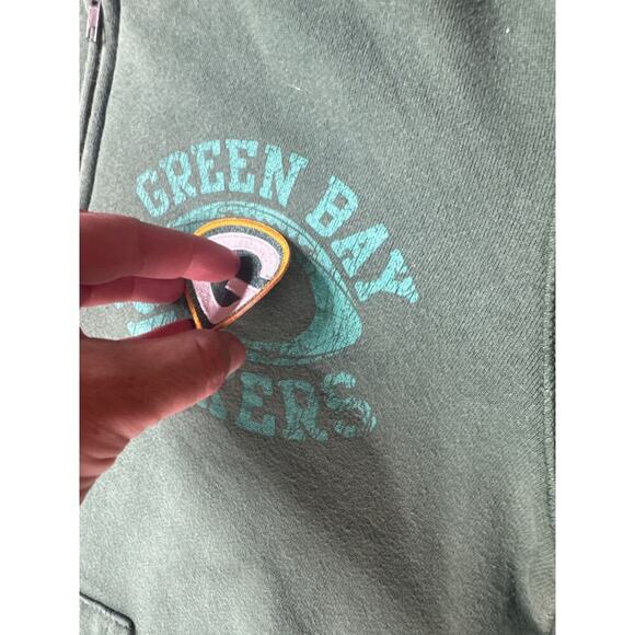NFL Green Bay Packers Women’s Zip Hoodie – Green – Size Medium - Picture 4 of 6